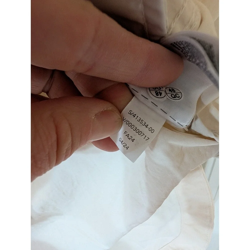Athleta Womens XXS Everywhere Anorak Rain Jacket Lightweight Hooded cream‎
